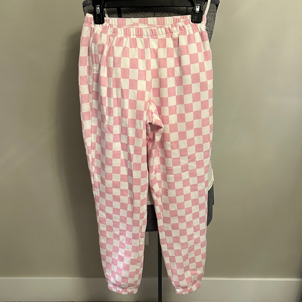 Target Grayson Threads Pink Checkered Sweatpants